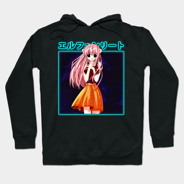 Unveiling Elfen Lied Visual Journeys Through The Manga Hoodie by Super Face